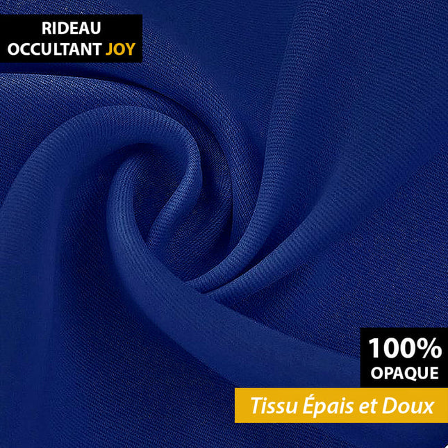 Marineblå lystett gardin for soverom