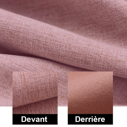 Lystett rosa gardin for soverommet