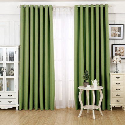 Eplegrønn lystett gardin til barnerom