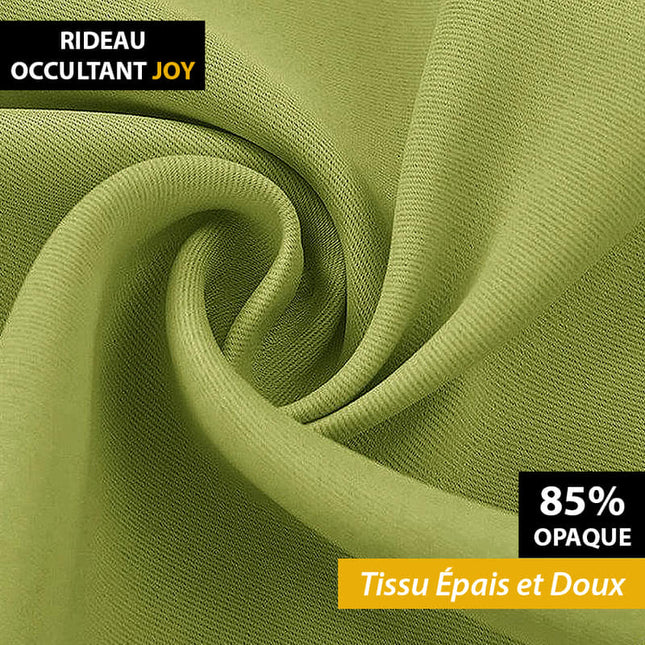 Lys grønn mørkleggingsgardin for stue