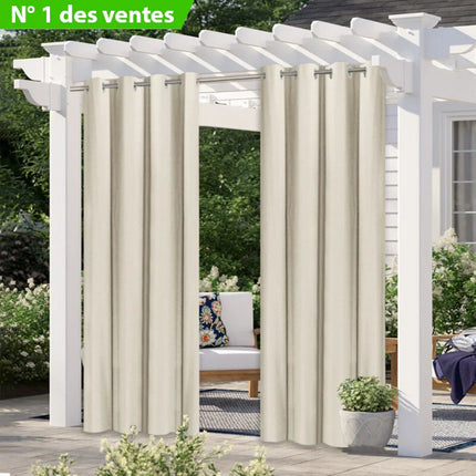 Lys utegardin for terrasse og pergola