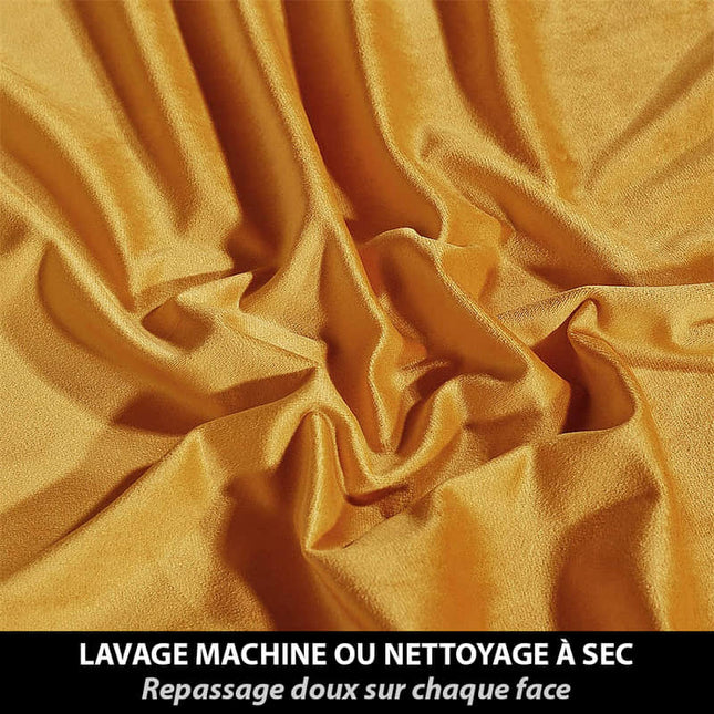 Luksuriøs termisk gardin i gull