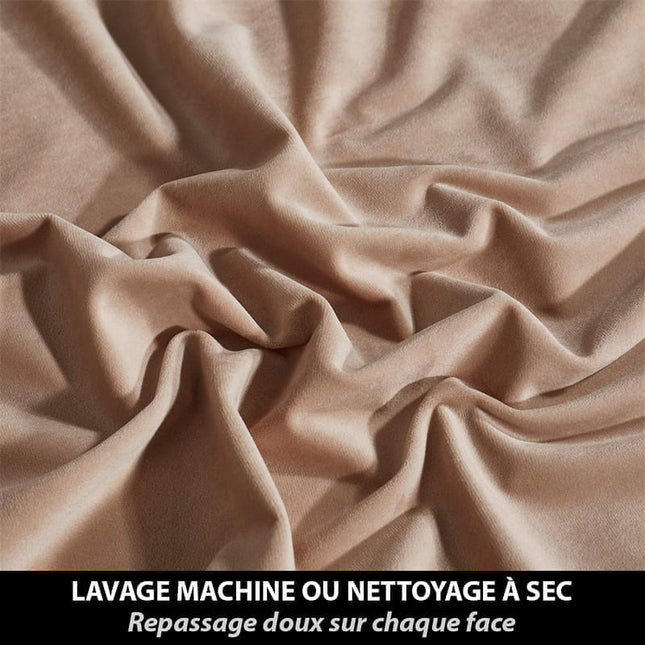 Luksuriøs termisk gardin i lakserosa