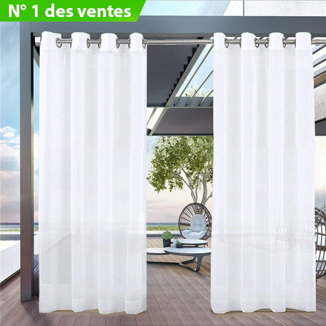 Lett vanntett gardin for utebruk