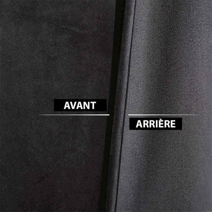 Svart varmeisolerende og lystett gardin