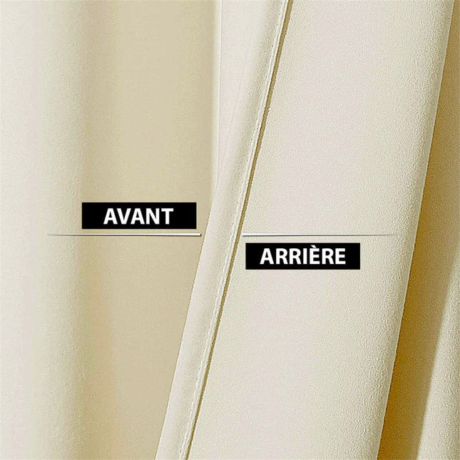 Luksuriøs isolerende gardin i elfenben