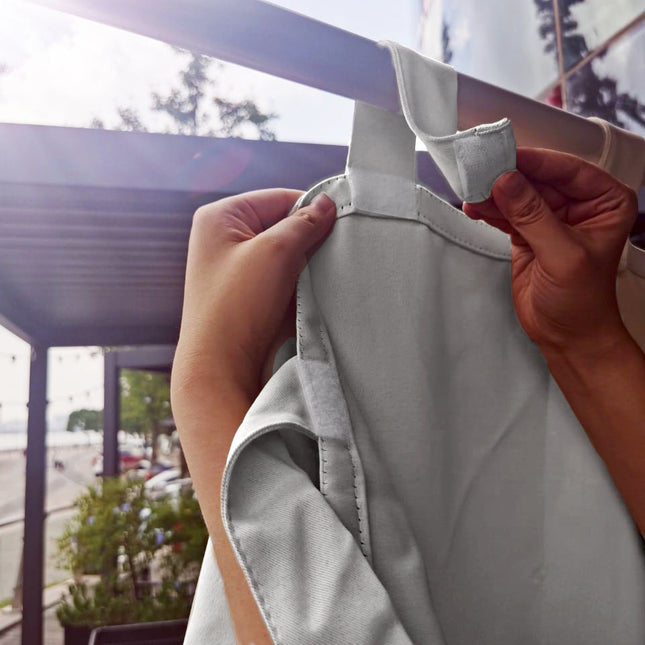 Utegardin med hemper for pergola