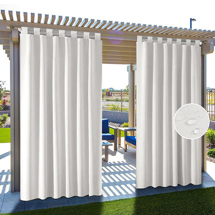Utegardin med hemper for pergola