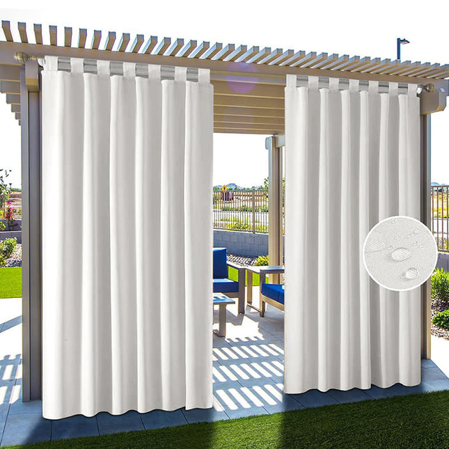 Utegardin med hemper for pergola
