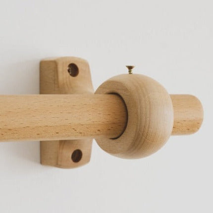 Klassisk gardinstang i tre-look