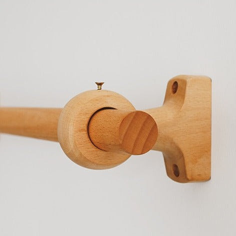 Klassisk gardinstang i tre-look