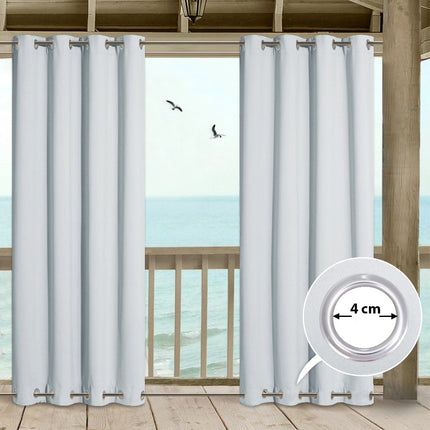 Vindtett utegardin til terrasse og balkong