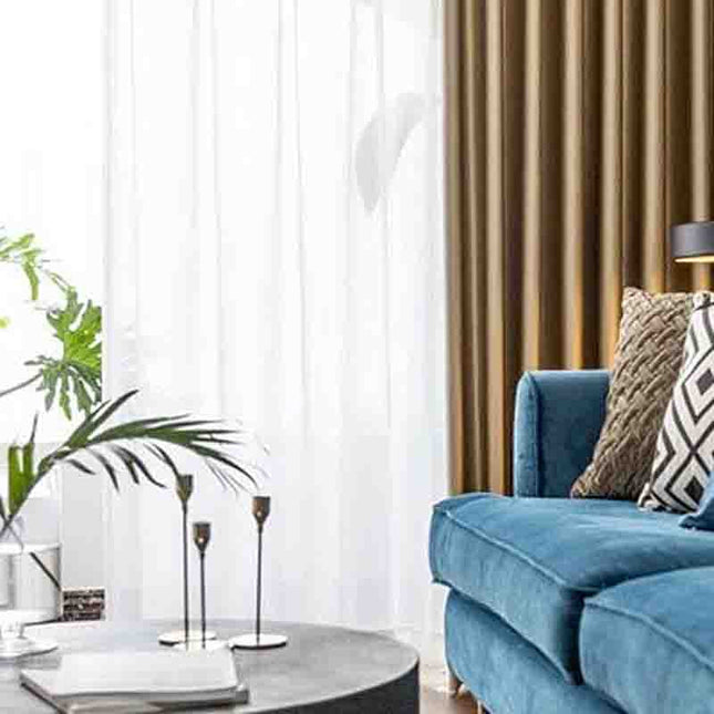 Elegant og lett voilegardin til stue