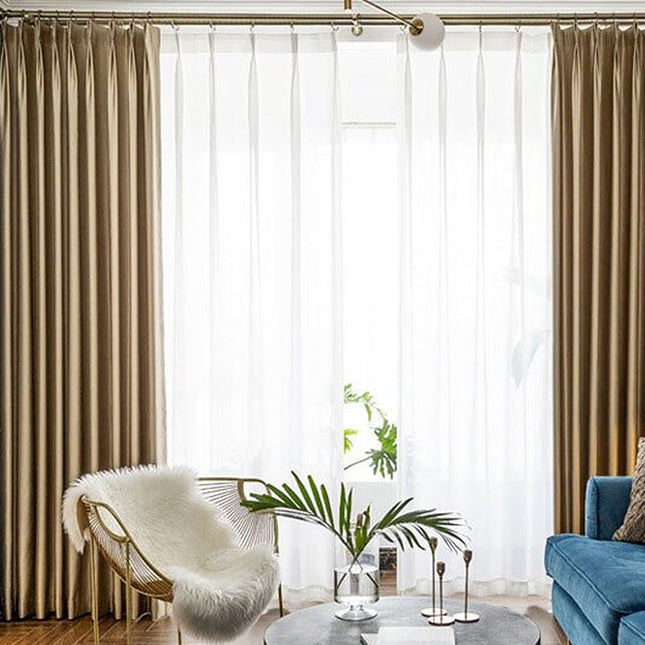 Elegant og lett voilegardin til stue