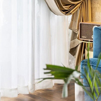 Elegant og lett voilegardin til stue